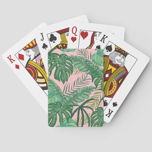 Baralho Folhas tropicais (Verso)