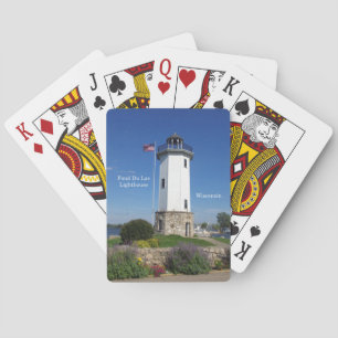 Baralho Fond Du Lac Lighthouse jogando cartas