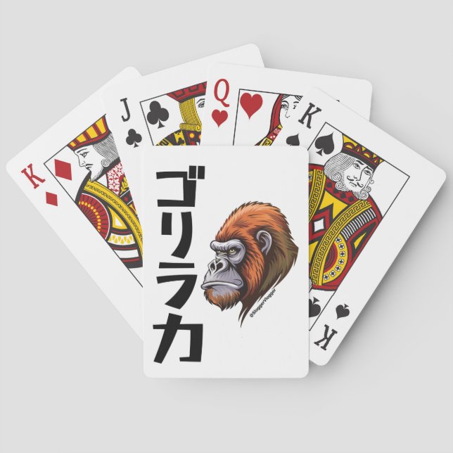 Baralho Força de Gorila Inspirada no Japão (Verso)