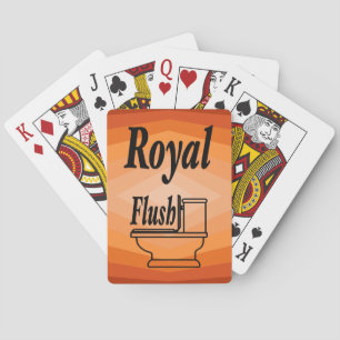 Baralho Formas De Arte Abstrato Geométrica Laranja