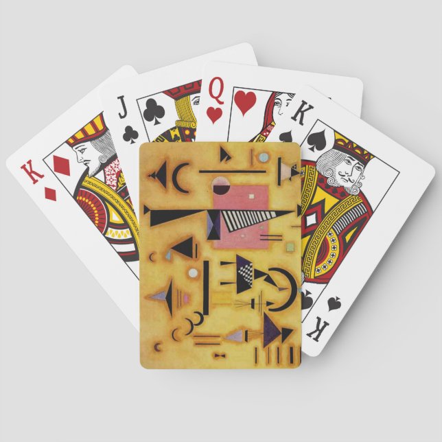 Baralho Formas Geométricas Rosa Abstrato Decisivas (Verso)