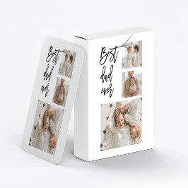 Baralho Foto de Colagem de Beleza Melhor Pai Alguma Vez Of