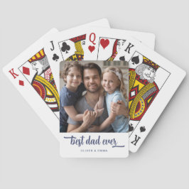 Baralho Foto de Script do Melhor Pai Moderno