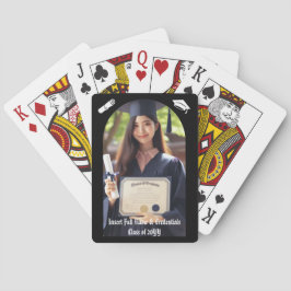 Baralho Foto do formando, Boné Tassel, Diploma, Arch em Pr