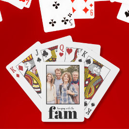Baralho Foto personalizada da família