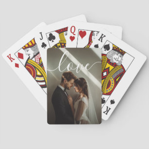 Baralho Foto personalizada do casal 'Love'