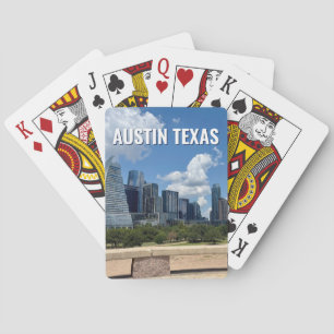 Baralho Fotografia da paisagem urbana da cidade de Austin 