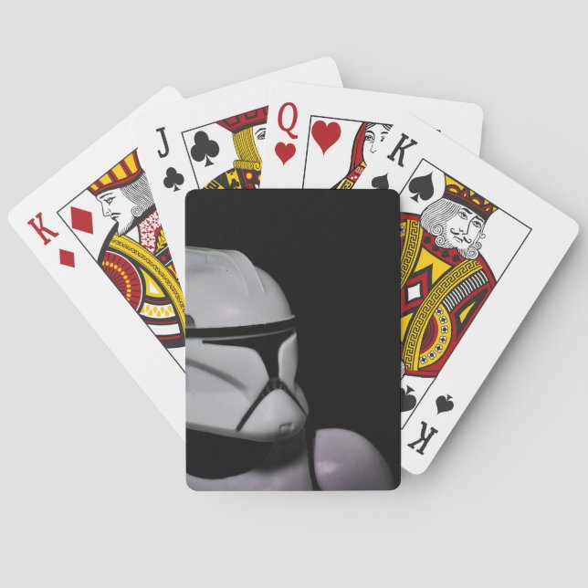 Baralho Fotografia de Toy de Sci-Fi no Espaço legal (Verso)