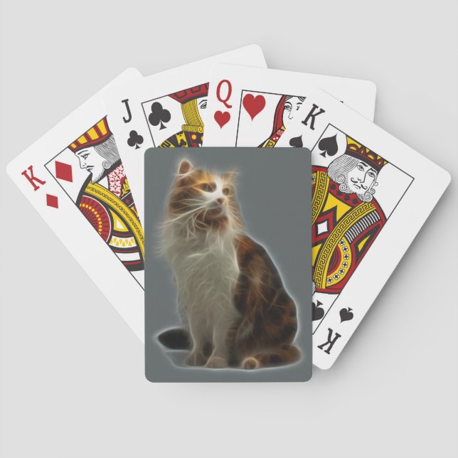 Baralho Fractal do gato de chita (Verso)