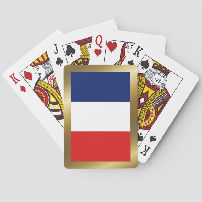 Baralho França Flag Play Cards (Verso)