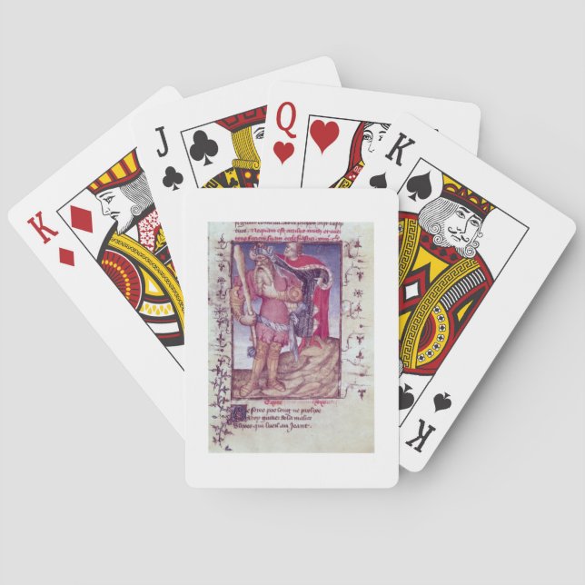 Baralho Franco 606 f.11 Ulysses que perfura o olho do (Verso)