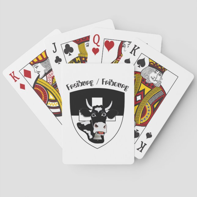 Baralho Freiburg, Fribourg carta de jogar/ (Verso)