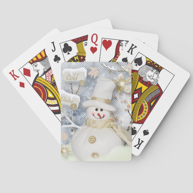 Baralho Frio Winter Snowman (Verso)