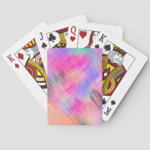 Baralho Fundo Abstrato Colorido de Pastel