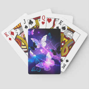 Baralho Fundo com Borboletas Noturnas