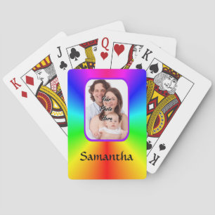 Baralho Fundo de fotografia personalizado colorido