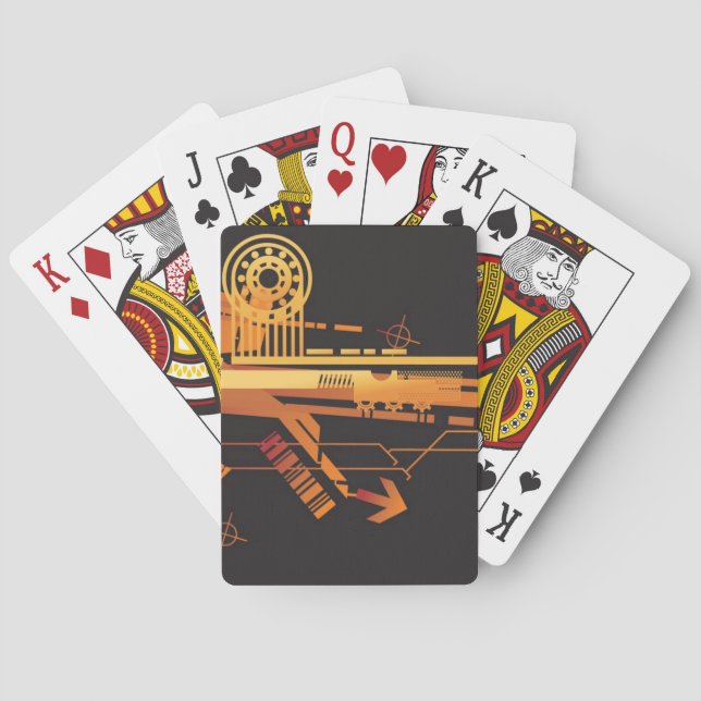 Baralho Fundo de intervalo mínimo técnico 6 (Verso)