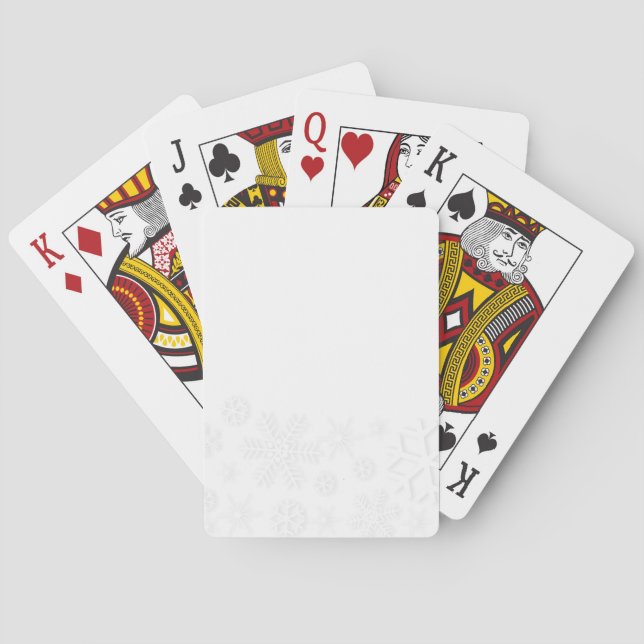 Baralho Fundo White Snowflake (Verso)
