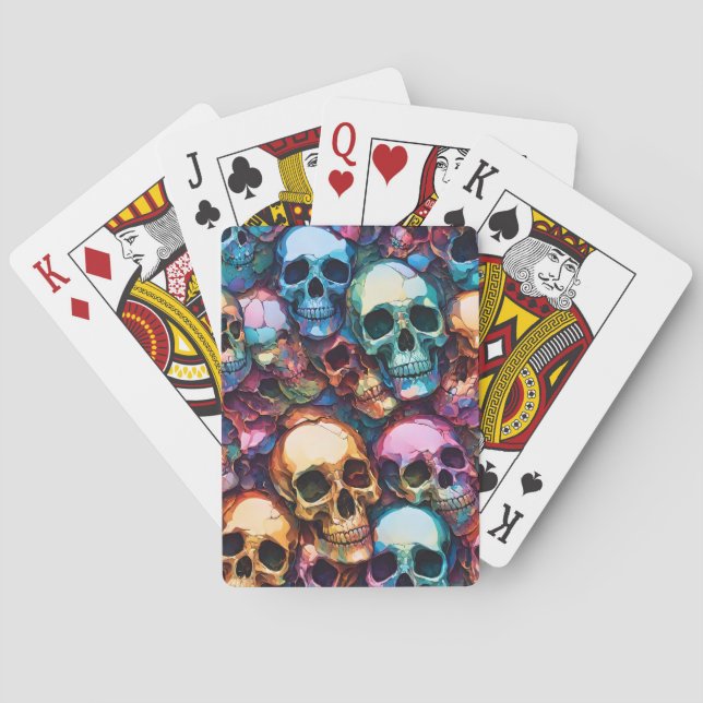 Baralho Funky Skulls (Verso)