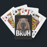 Baralho Funny Capybara Bruh<br><div class="desc">Funny Capybara Bruh</div>