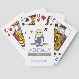 Baralho Funny Chimy Mentally on Airplane Mode Playing Card