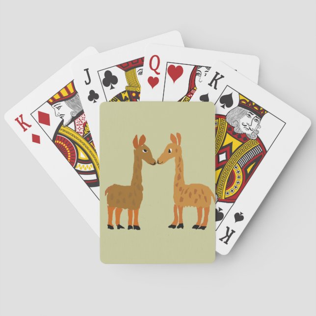 Baralho Funny Llama Ama Arte Primitiva (Verso)