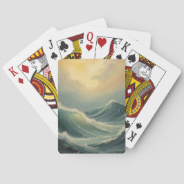 Baralho Fúria do Oceano no amanhecer