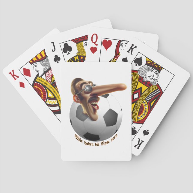 Baralho Fussball - Wir haben die Nase vorn (Verso)