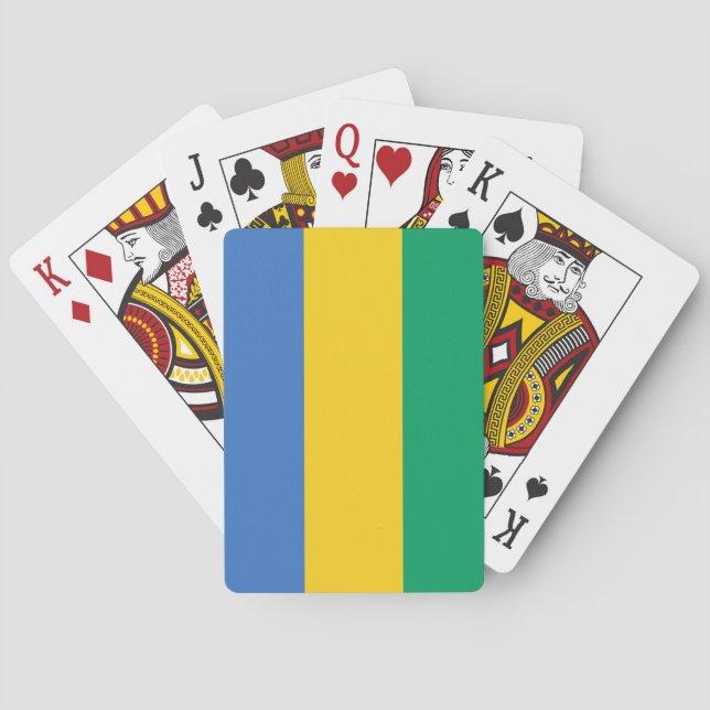 Baralho Gabão Flag (Verso)