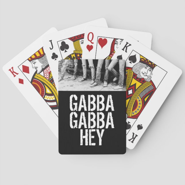 Baralho Gabba Gabba Hey (Verso)