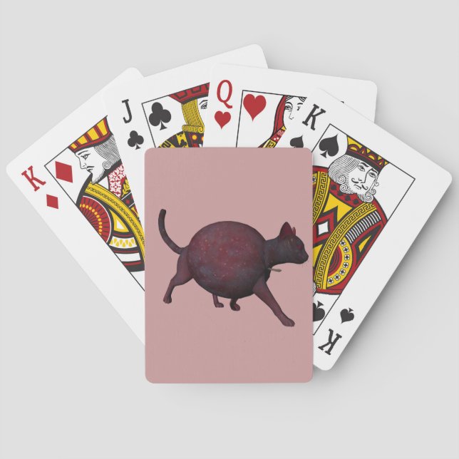 Baralho Gage Cat Engraçado (Verso)