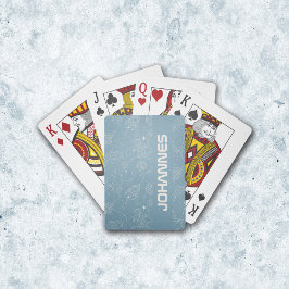 Baralho Galáxia de Exploração do Espaço Personalização Uni