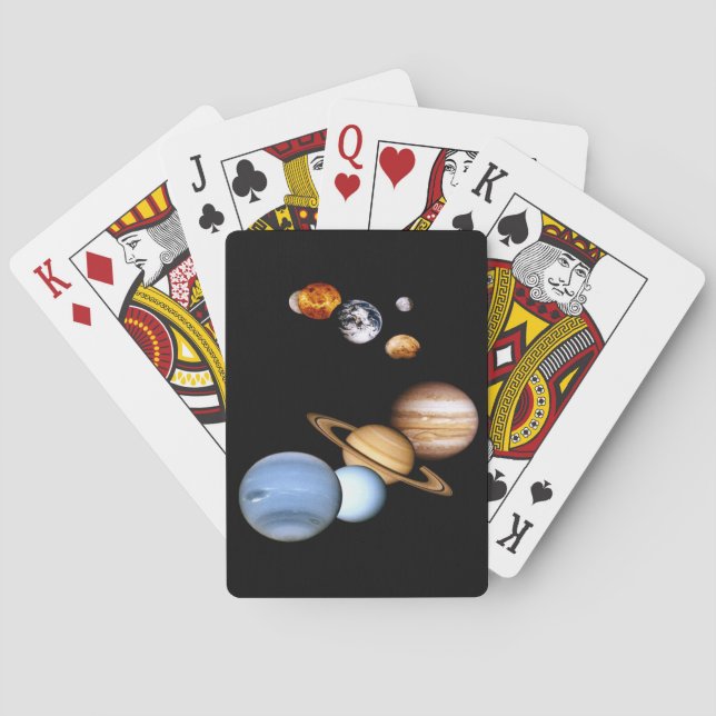 Baralho Galáxia de planetas exteriores (Verso)