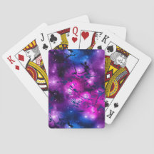 Galáxia do Mármaco Cor da Água, Rosa Púrpura e Azu