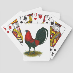 Baralho Gamecock Americano: Vermelho Marrom