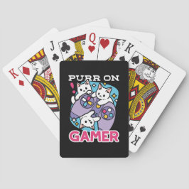 Baralho Gamer Design - Purr On Gamer Joystick Art