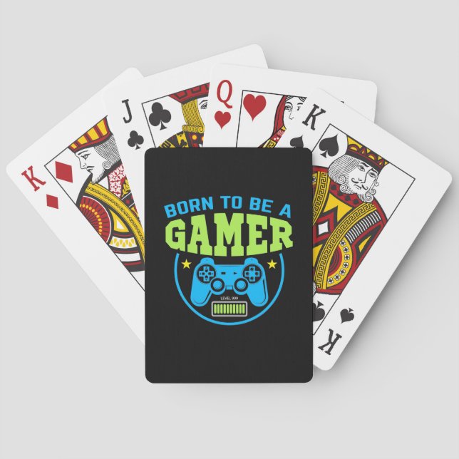 Baralho Gamer Gift | Born To Be A Gamer (Verso)