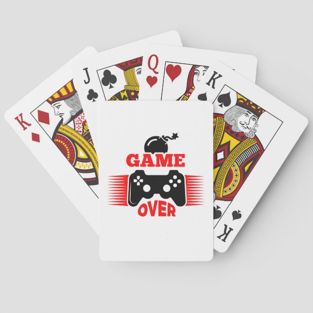 Baralho Gamer Gift Game Over (Verso)