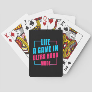Baralho Gamer Gift Life A Game Em Modo Ultra-Duro