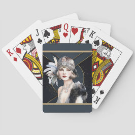 Baralho Garota Flapper Art Déco