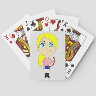 Baralho garota "ruim" chibi