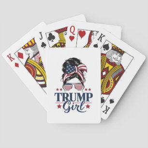 Baralho Garota Trump Coque Desgrenhado Trump Eleição 2024 