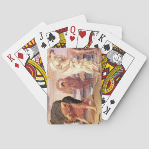 Baralho Garotas Gregas Antigas Pegando Pebolhas