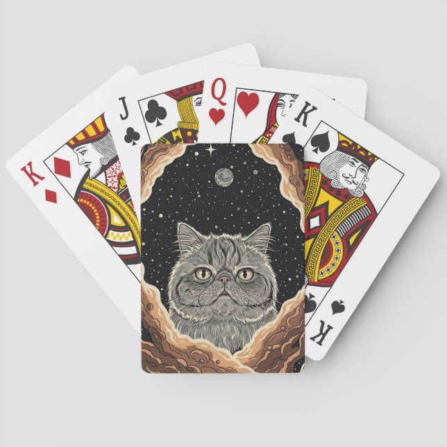 Baralho Gato Cósmico (Verso)