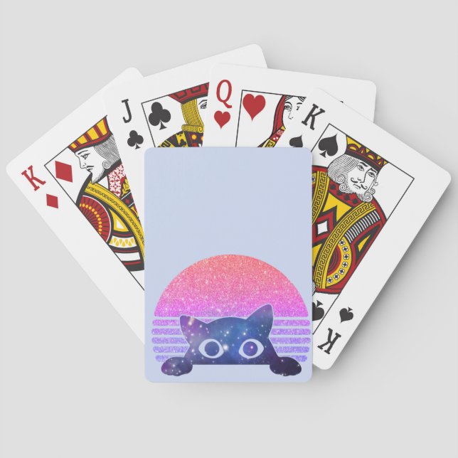 Baralho Gato de Cuta de Pêssego Retroativo (Verso)