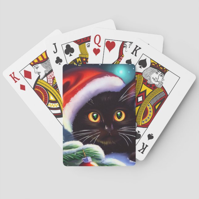 Baralho Gato de Natal (1) (Verso)