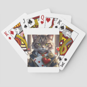 Baralho Gato do Ás of Hearts