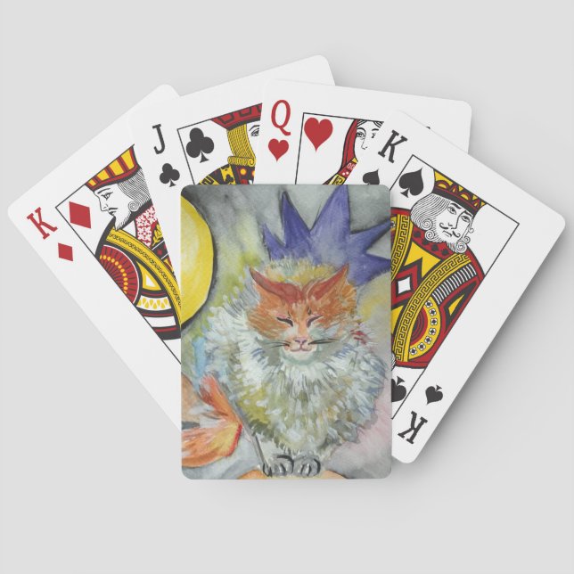 Baralho Gato e estrela  (Verso)