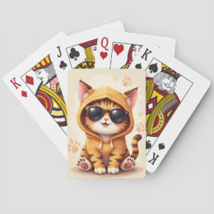 Baralho Gato Kawaii American Shorthair Engraçado