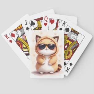 Baralho Gato Kawaii Ragdoll Engraçado